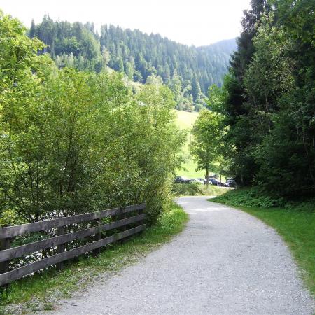 Gut befestigte Weg mit schöner Aussicht