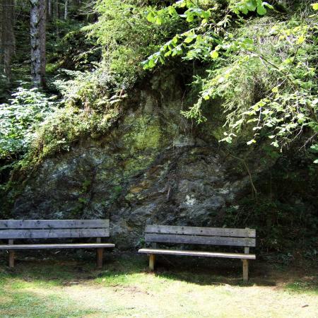 Rastplätze am Ende der Wanderung