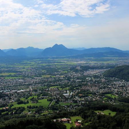 Aussicht auf die Stadt Salzburg